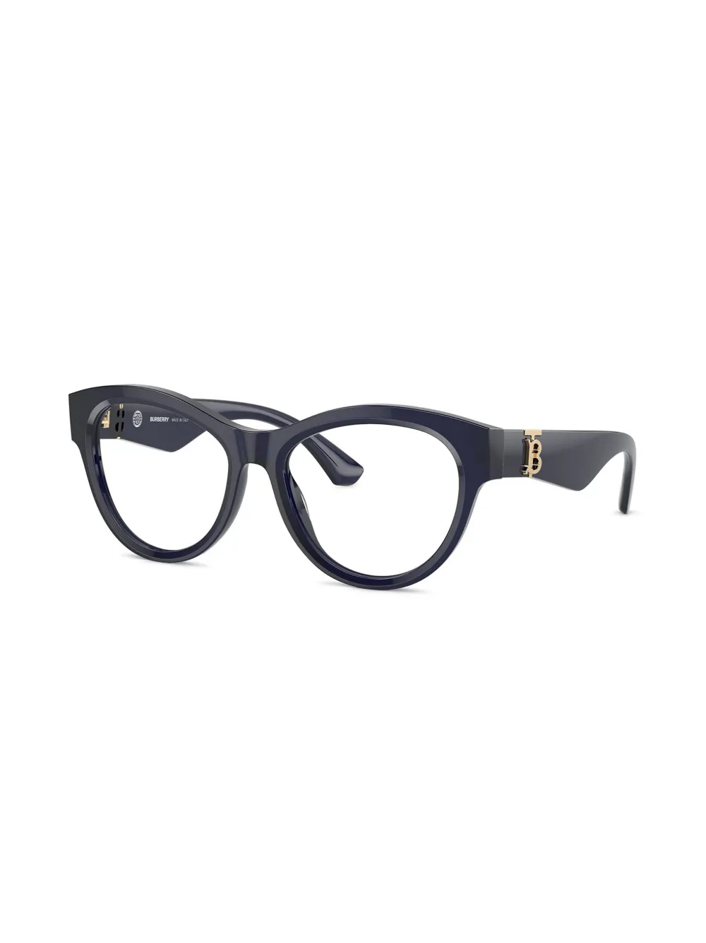 Burberry Eyewear Round-frame Glasses In Blue