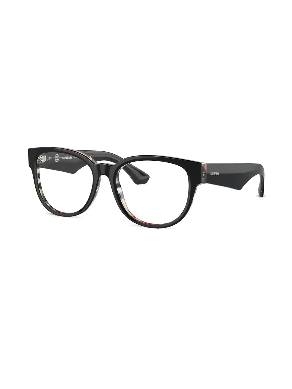 Burberry Eyewear Bril met rond montuur Zwart