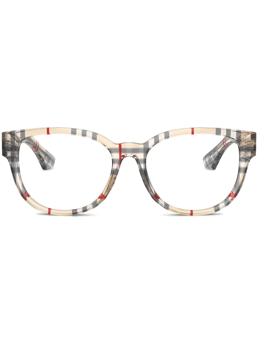 Burberry Eyewear Brille mit Vintage Check - Grau