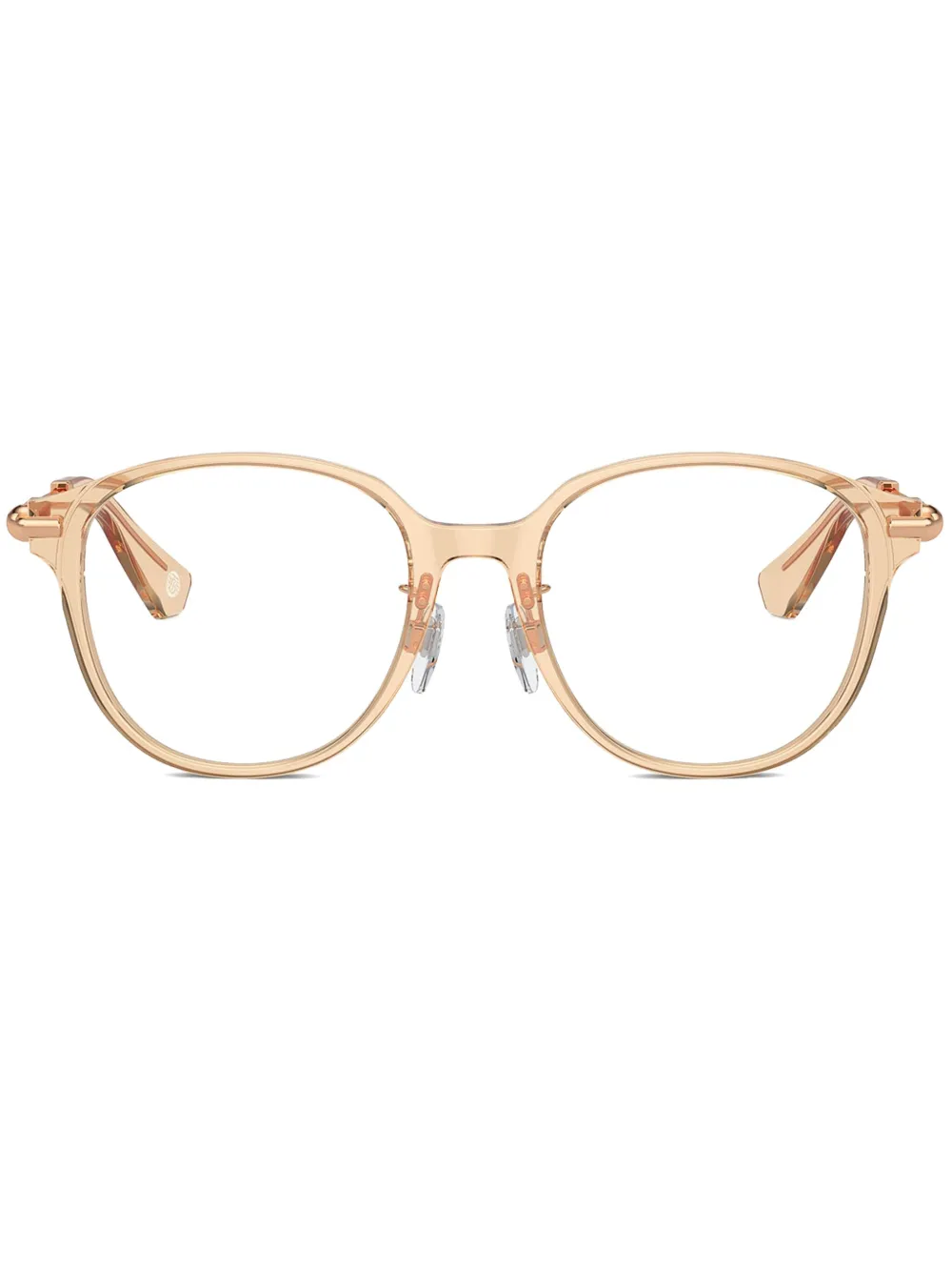 Burberry Eyewear Occhiali tondi - Marrone