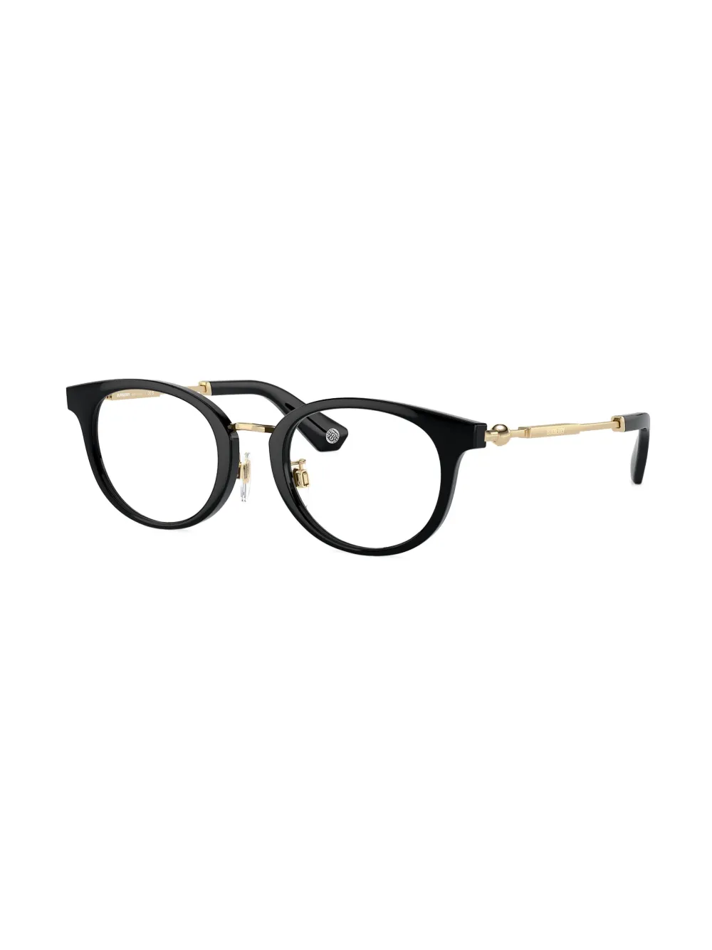 Burberry Eyewear Bril met rond montuur Zwart