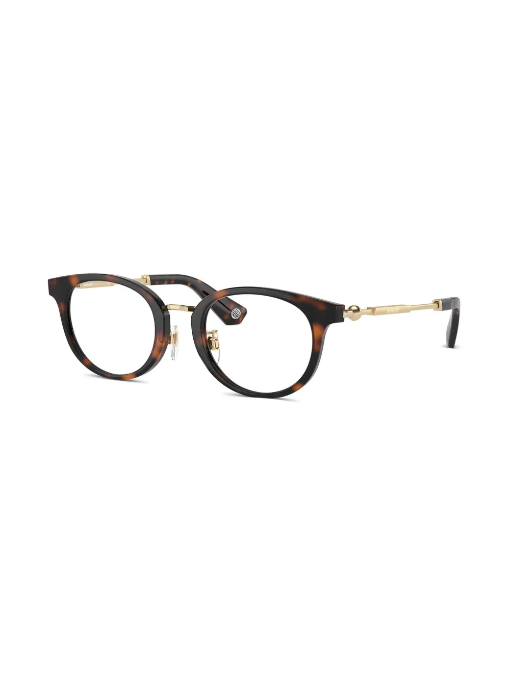Burberry Eyewear Bril met rond montuur Bruin