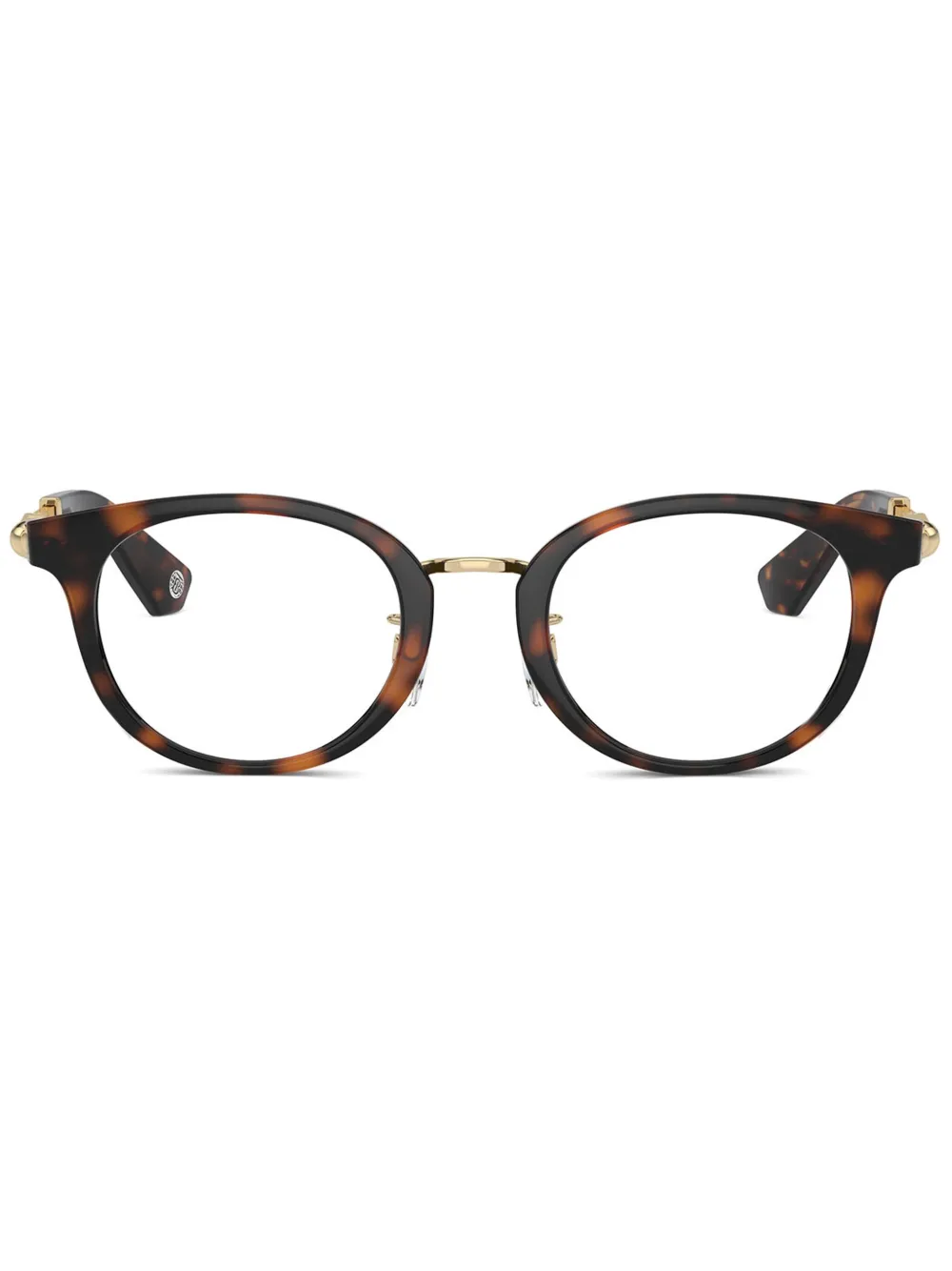 Burberry Eyewear Brille mit rundem Gestell - Braun