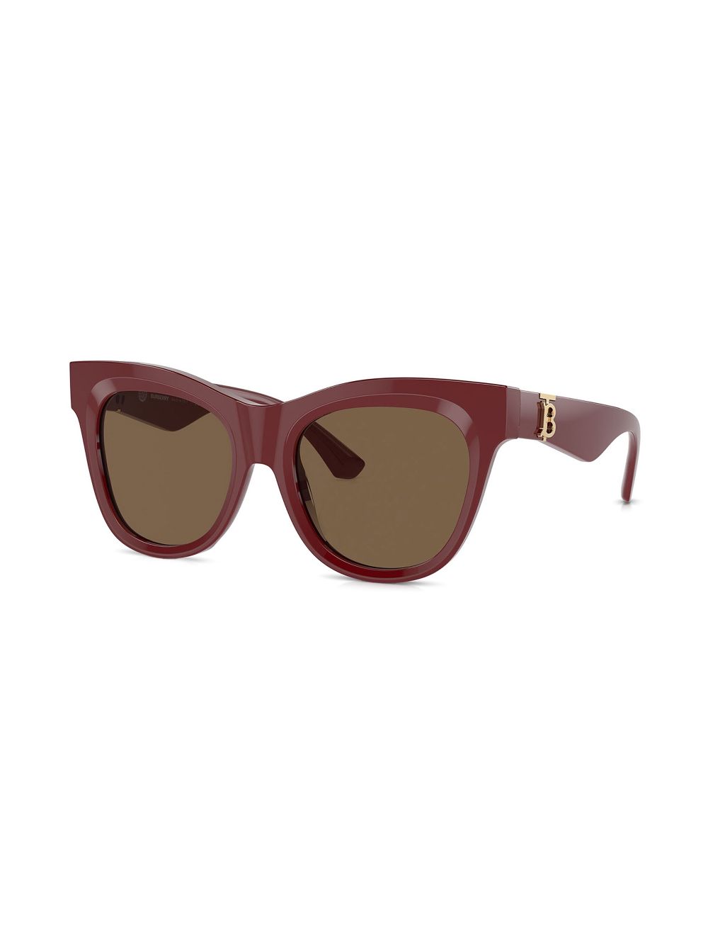 Burberry Eyewear Zonnebril met logoplakkaat - Rood