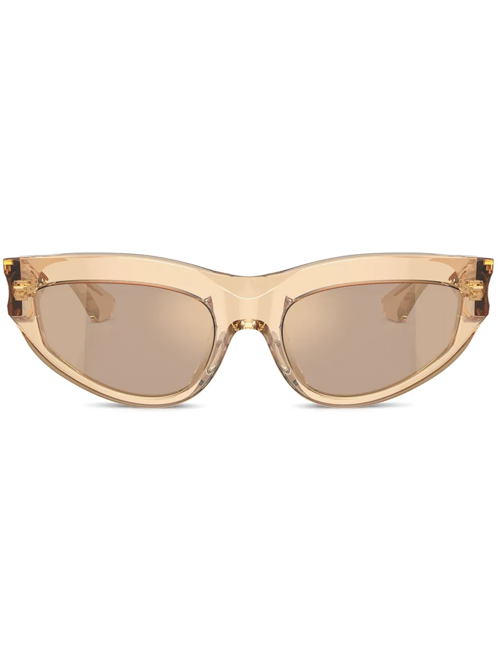 Burberry Eyewear logo-engraved sunglasses | Brown | Image 1