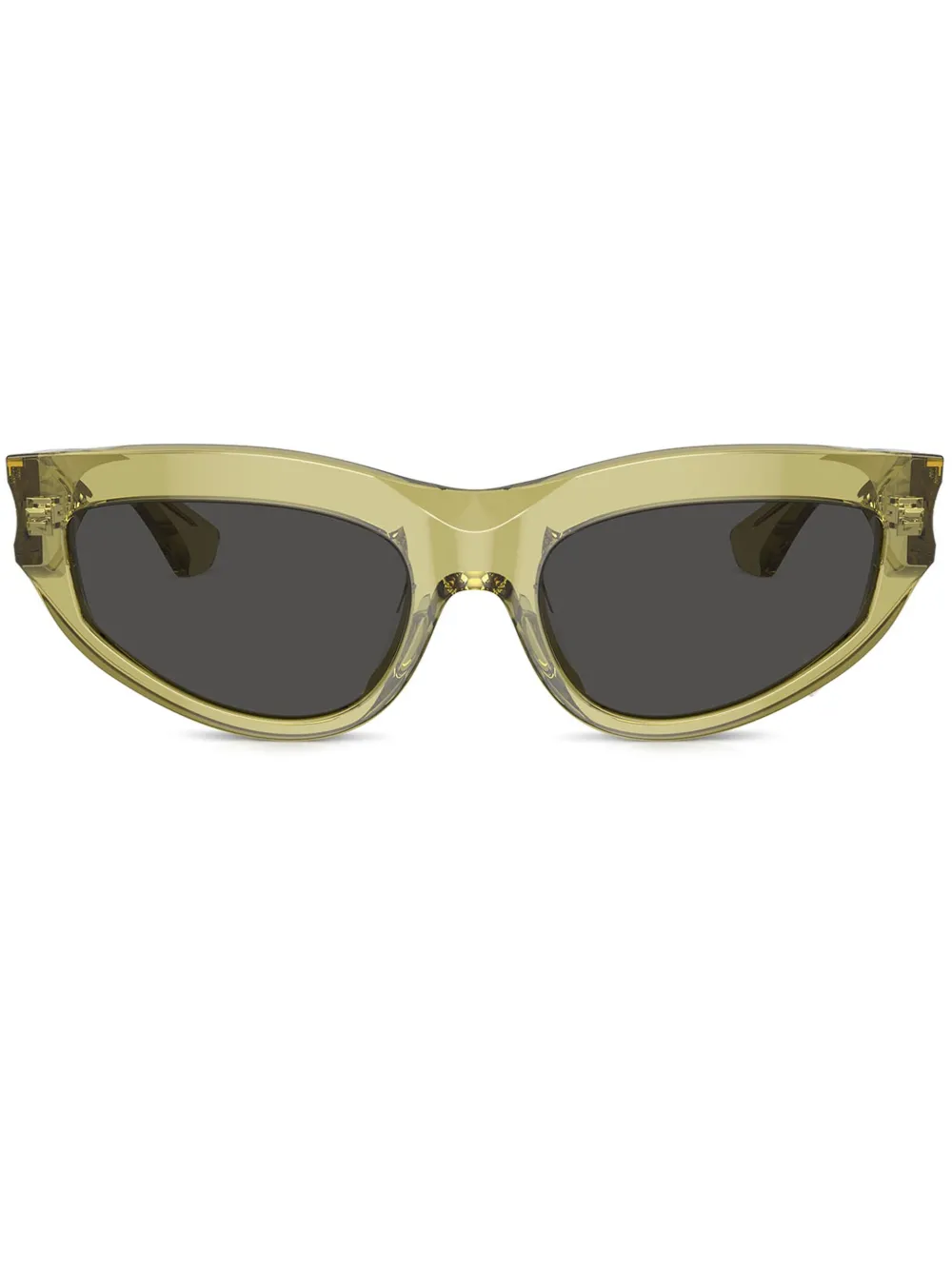 Burberry Eyewear Transparent Cat-eye Sunglasses In Yellow