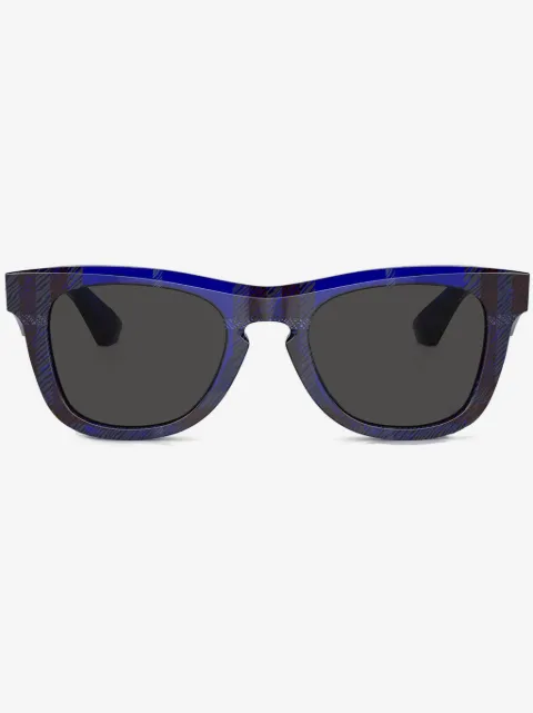 Burberry Eyewear lunettes de soleil carrées à carreaux