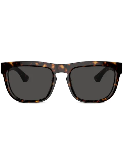 Burberry Eyewear lunettes de soleil carrées à effet écalles de tortue