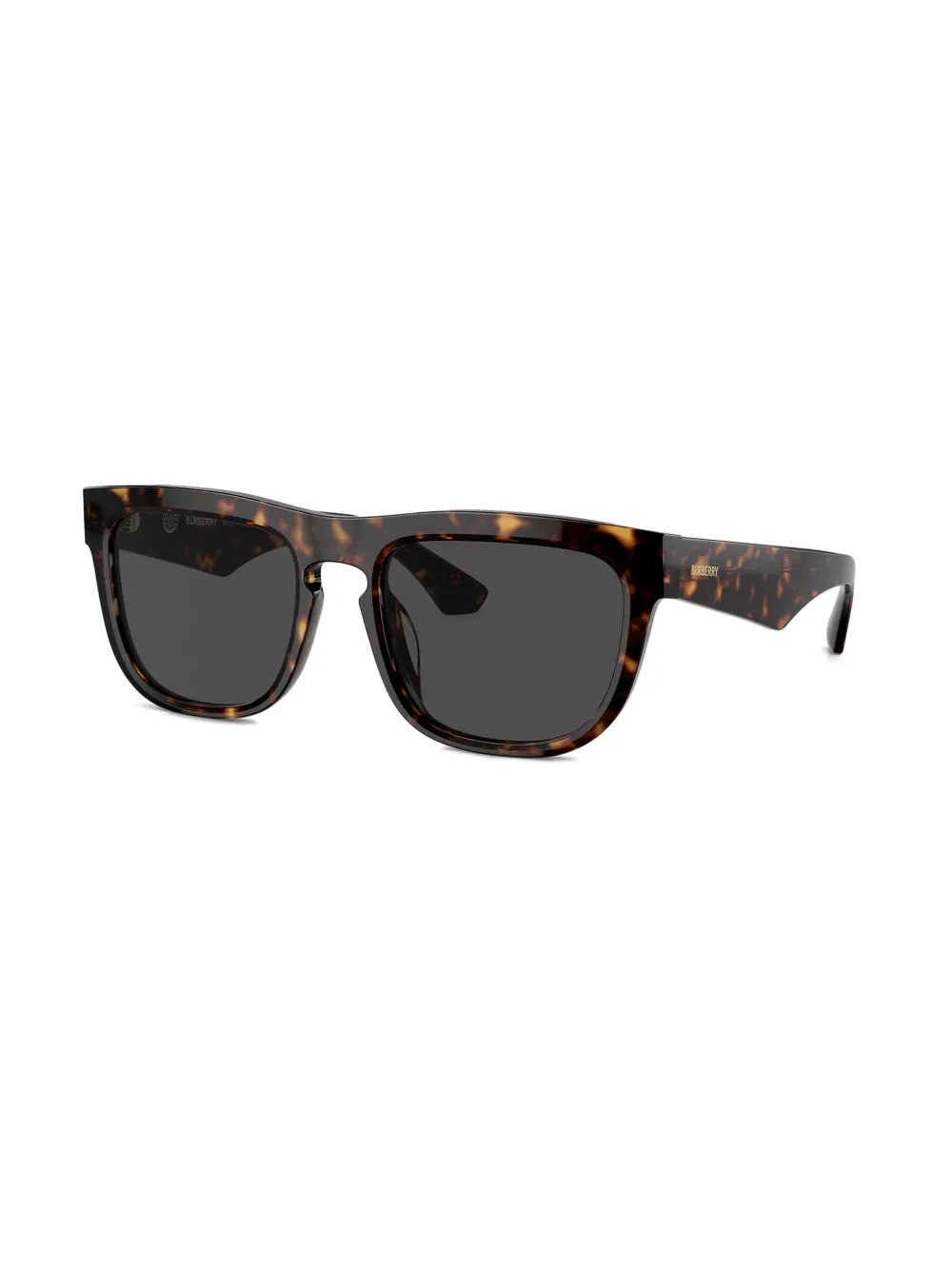 Burberry Eyewear Zonnebril met vierkant schildpadschild design montuur Bruin