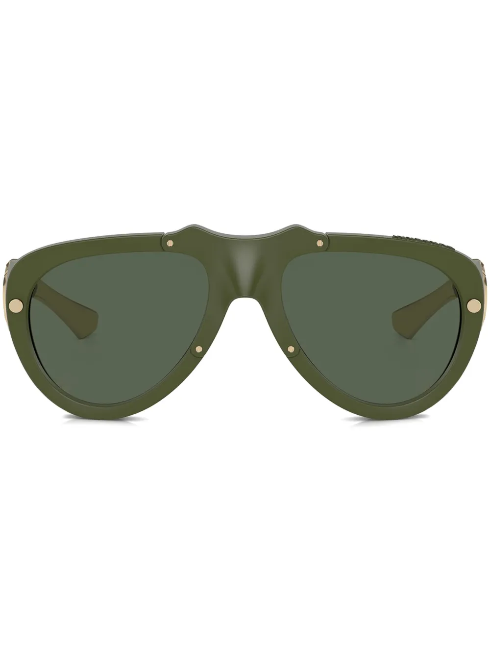 Burberry Eyewear Shield zonnebril met masker montuur Groen