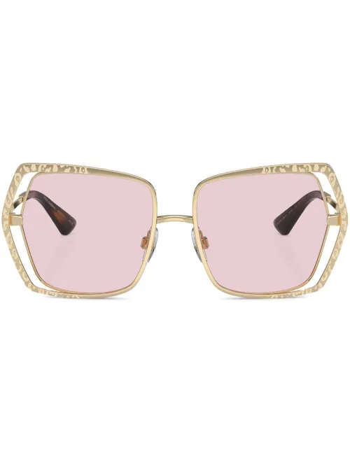 Lunettes de soleil à monture carrée - Dolce & Gabbana Eyewear - Modalova