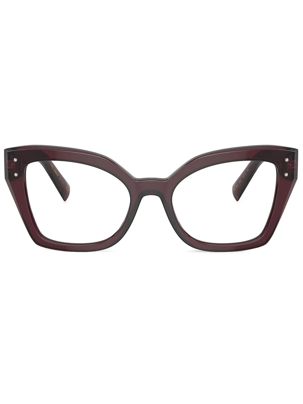 Dolce & Gabbana Eyewear lunettes de vue à monture papillon | violet | Image 1