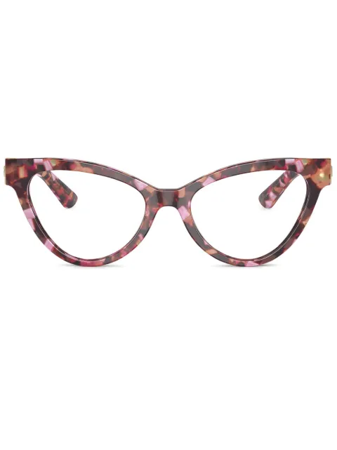 Dolce & Gabbana Eyewear logo-plaque frames 