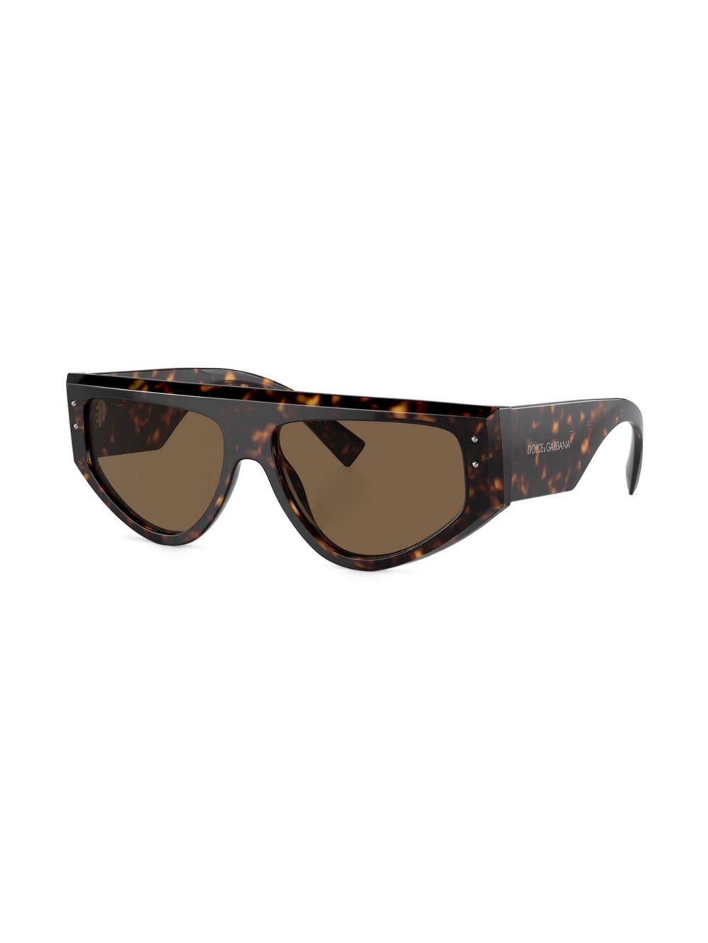 Dolce & Gabbana Eyewear Zonnebril met oversized montuur - Bruin