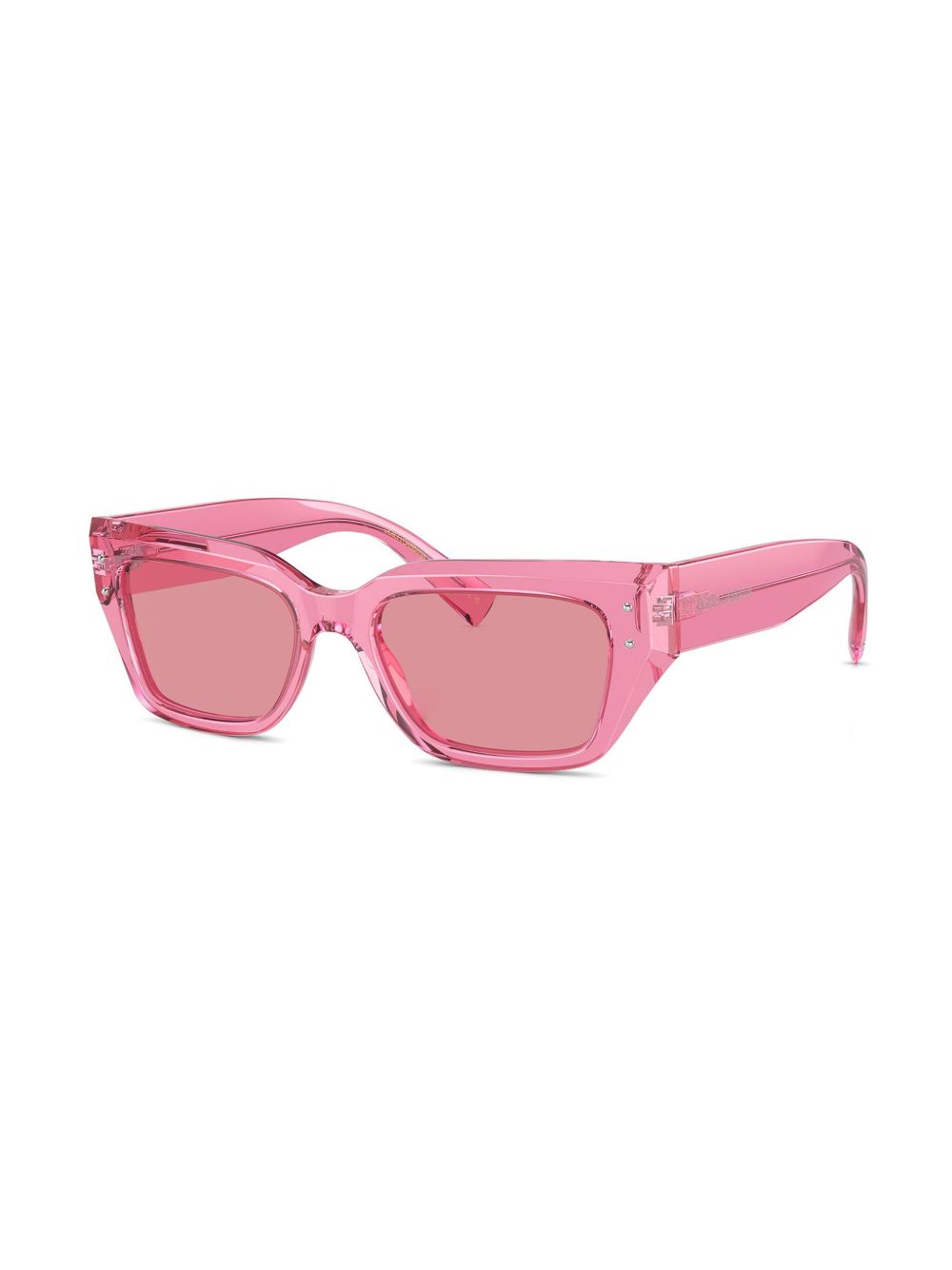 Dolce & Gabbana Eyewear Zonnebril met oversized montuur - Roze