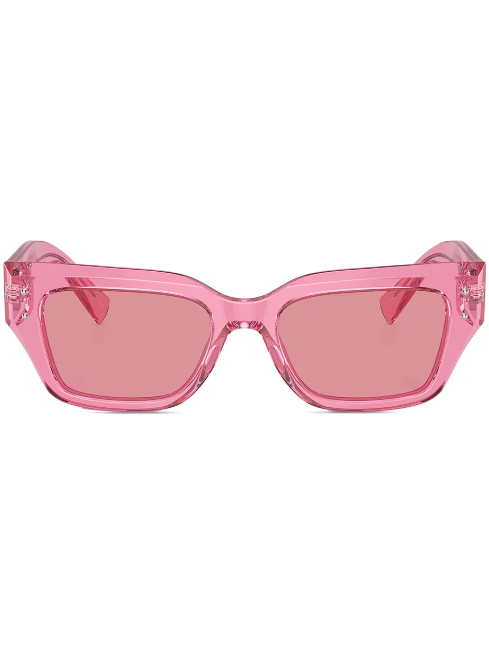 Dolce & Gabbana Eyewear Zonnebril met oversized montuur Roze