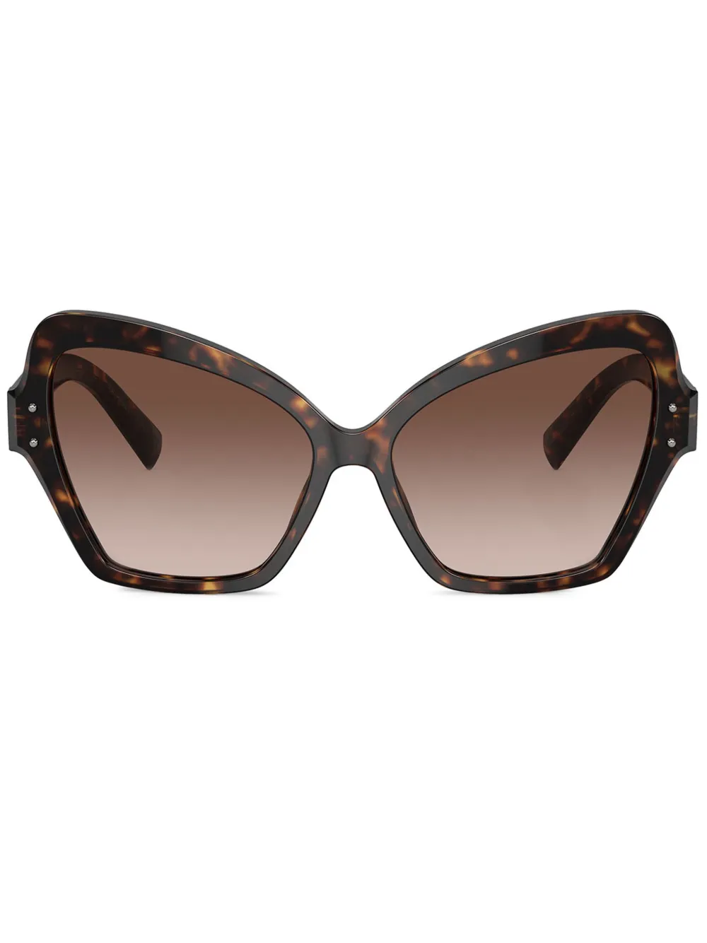 Dolce & Gabbana Eyewear Zonnebril met cat-eye montuur Bruin