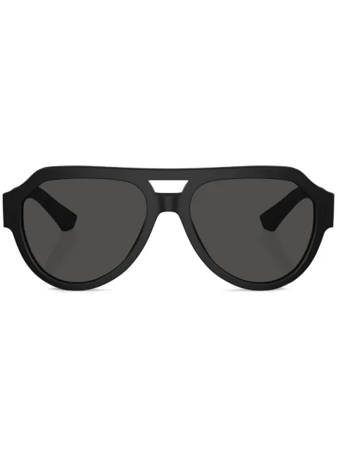 Dolce & Gabbana Eyewear نظارة شمس بشعار محفور