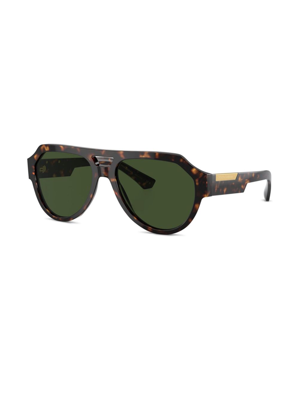 Dolce & Gabbana Eyewear Zonnebril met gegraveerd logo - Bruin