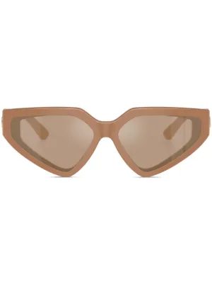 Dolce & Gabbana Eyewear キャットアイ サングラス | ブラウン