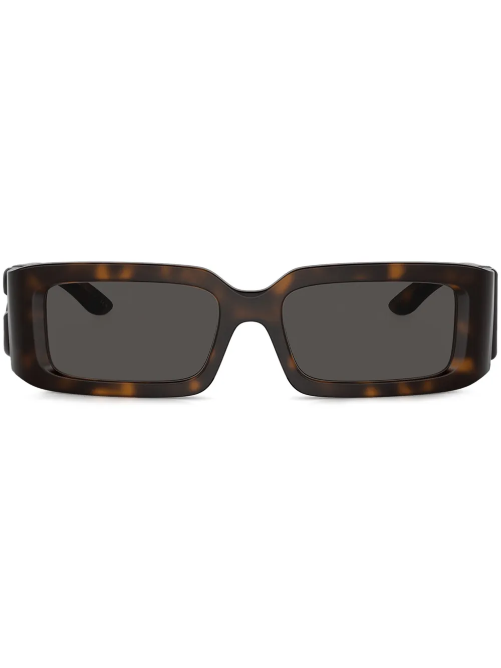 Dolce & Gabbana Eyewear Zonnebril met rechthoekig montuur Bruin