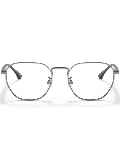 Emporio Armani Brille mit geometrischem Gestell