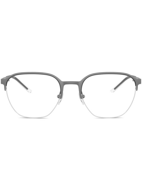 Emporio Armani geometric-frame glasses Men