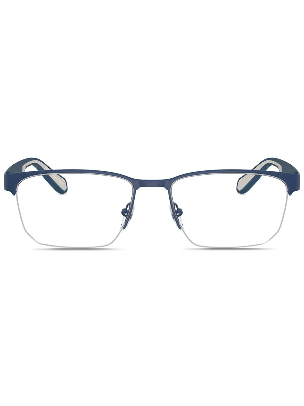 Emporio Armani Bril met gegraveerd logo Blauw