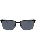 Emporio Armani rectangle-frame sunglasses - Black