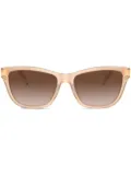 Emporio Armani square-frame sunglasses - Neutrals