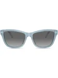 Emporio Armani square-frame sunglasses - Blue