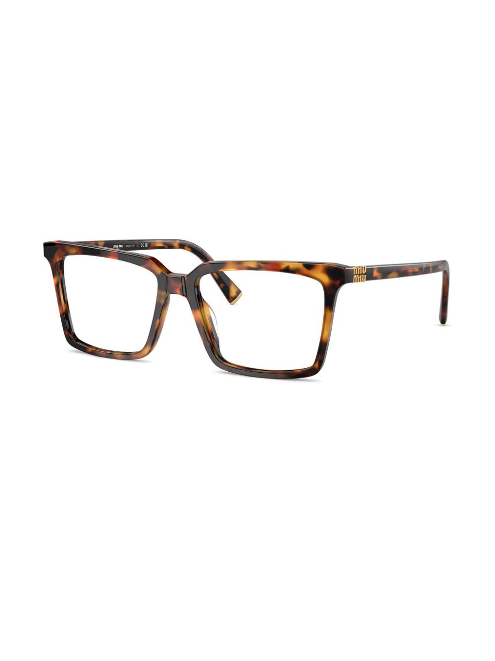 Miu Miu Eyewear Bril met vierkant montuur - Bruin