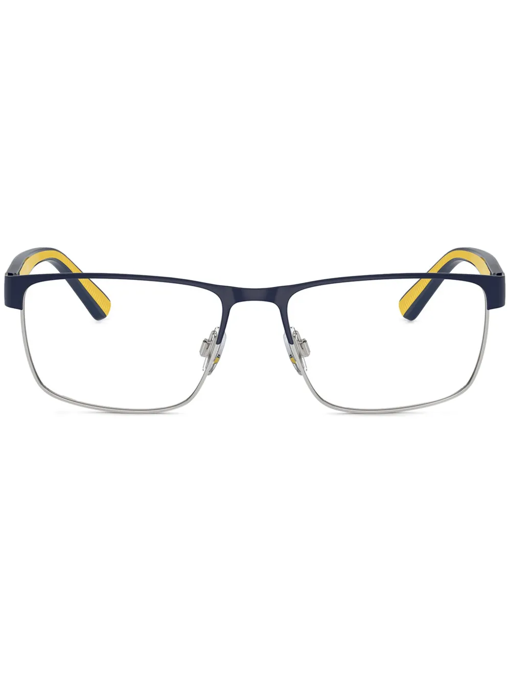 Polo Ralph Lauren rectangle frame glasses | Blue | Image 1