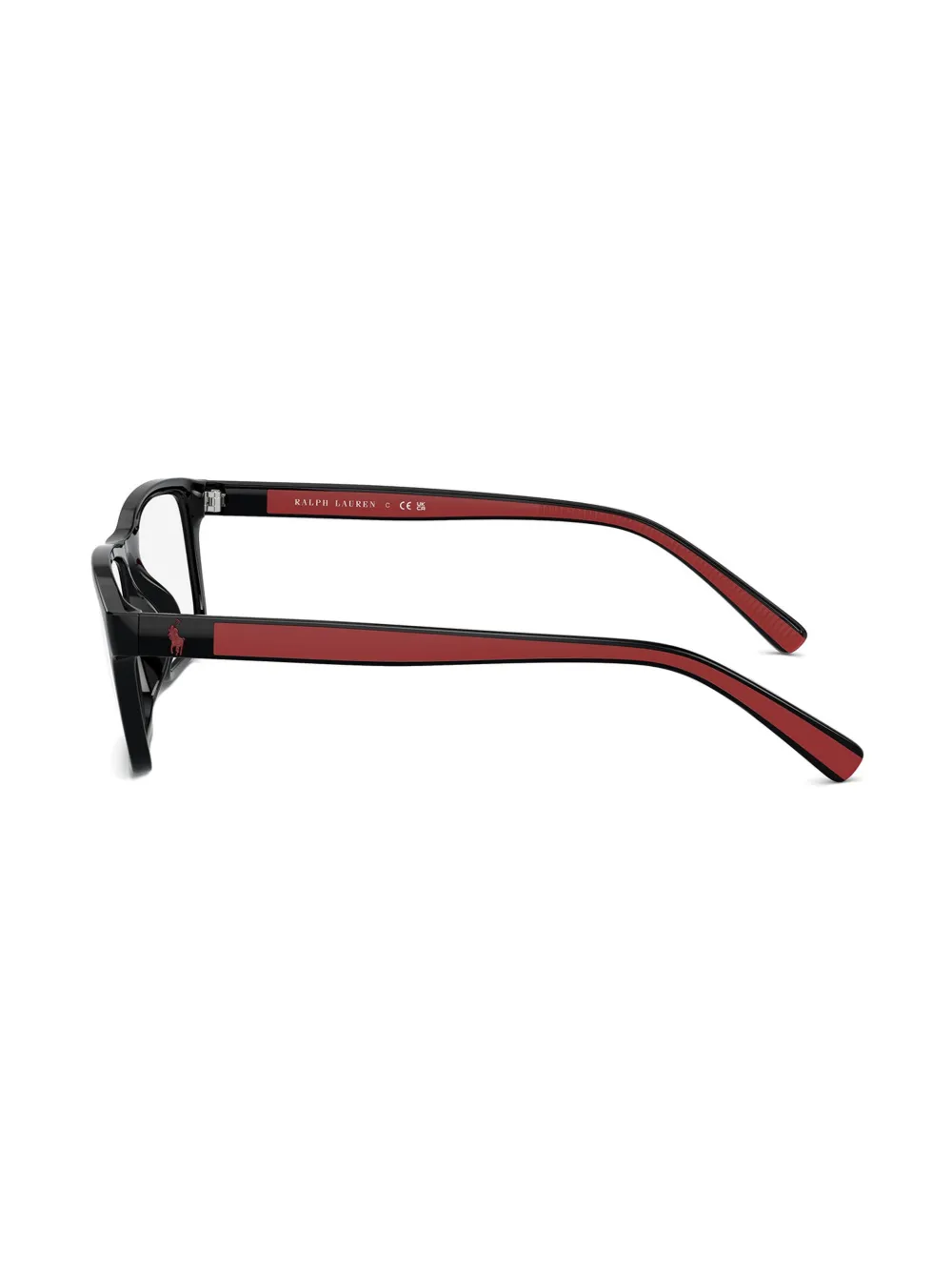 POLO RALPH LAUREN EYEWEAR Bril met rechthoekig montuur Zwart