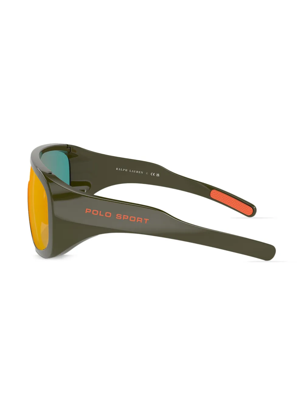 POLO RALPH LAUREN EYEWEAR PH4215U zonnebril met oversized montuur Groen