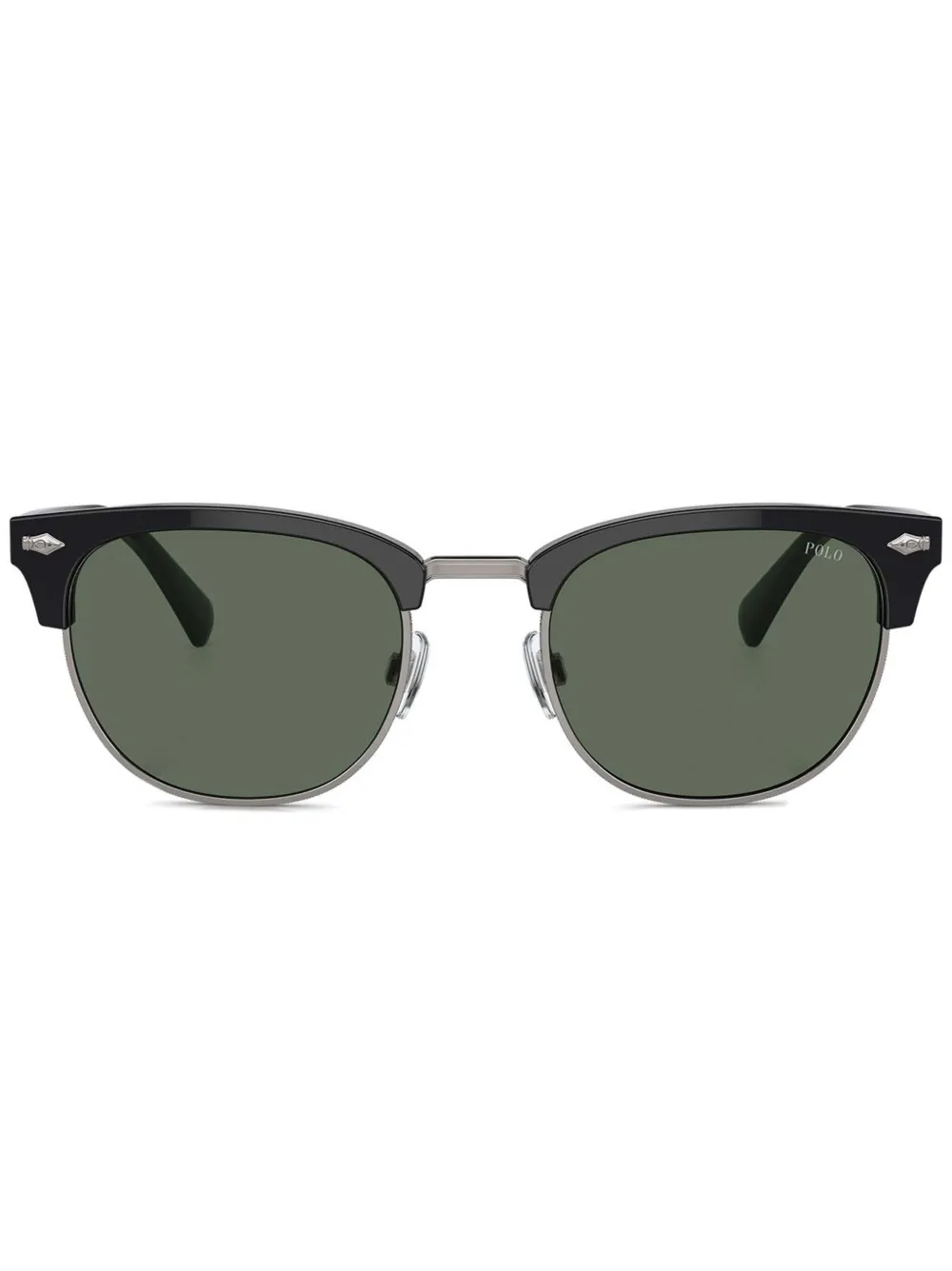 Polo Ralph Lauren PH4217 zonnebril met rond montuur Zwart