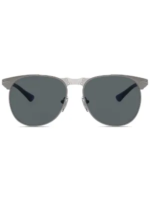 Off-White グレー アセテート サングラス 超美品 正規品 付属品完備 Off-White Eyewear オフホワイト キャットアイ サングラス | グレー