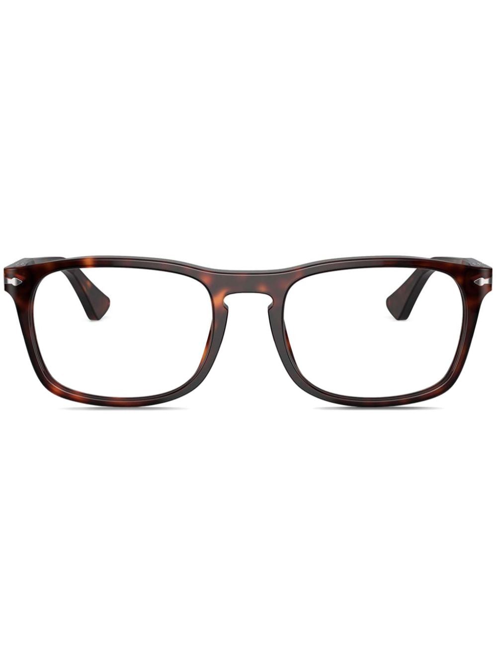 Persol Rectangle-frame Glasses In Brown