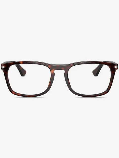 Persol スクエア眼鏡フレーム