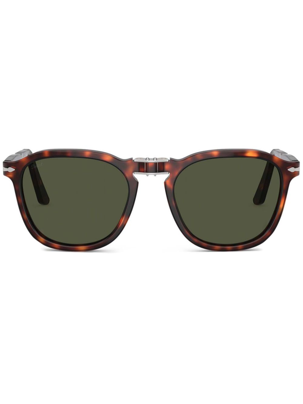 Persol Zonnebril met vierkant montuur Bruin