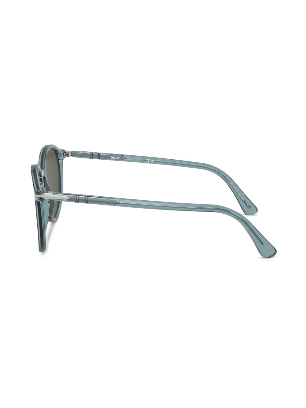 Persol Zonnebril met rond montuur Blauw