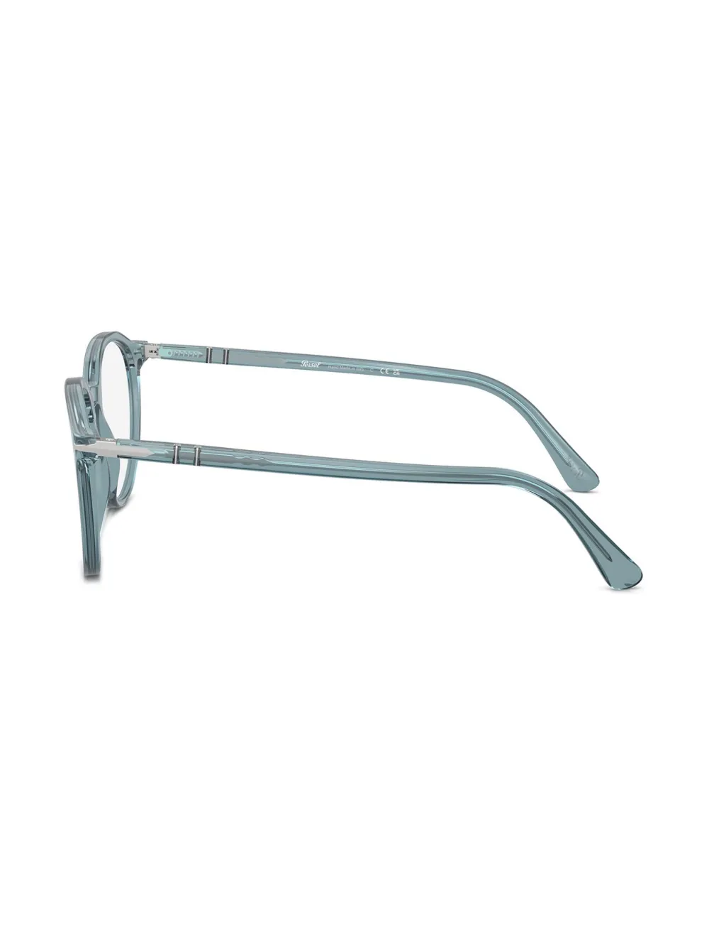Persol Bril met rond montuur Blauw
