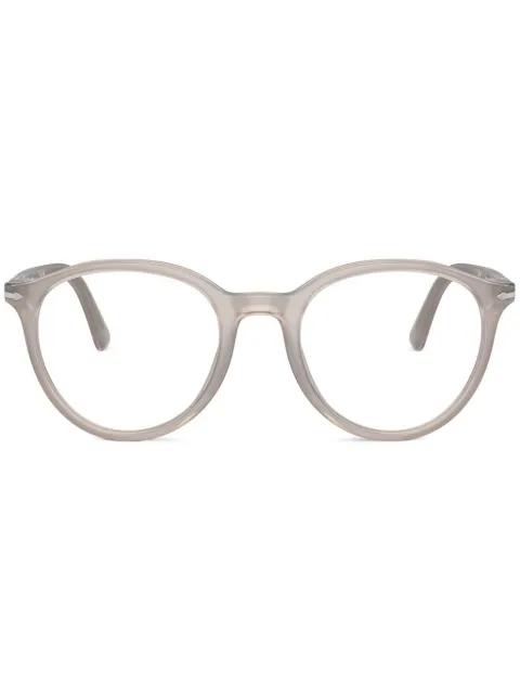 Persol lentes con armazón redonda