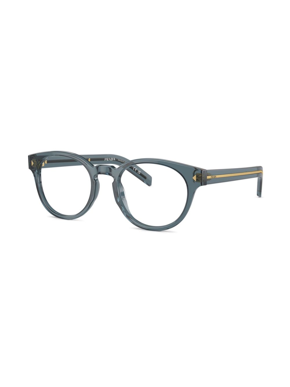 Prada Eyewear PR A14V Ocean bril met doorzichtig montuur - Blauw