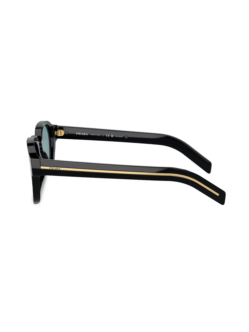 Prada Eyewear Zonnebril met vierkant montuur Zwart