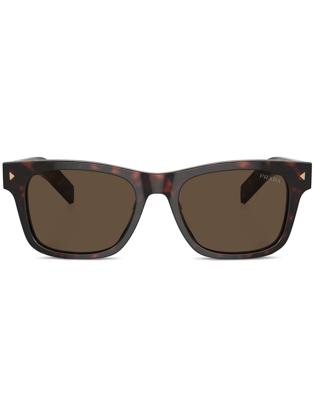 Prada Eyewear lentes de sol con armazón rectangular | marrón | Image 1