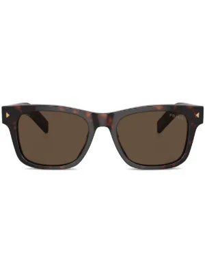 Prada Eyewear プラダ シンボル スクエアサングラス | グリーン