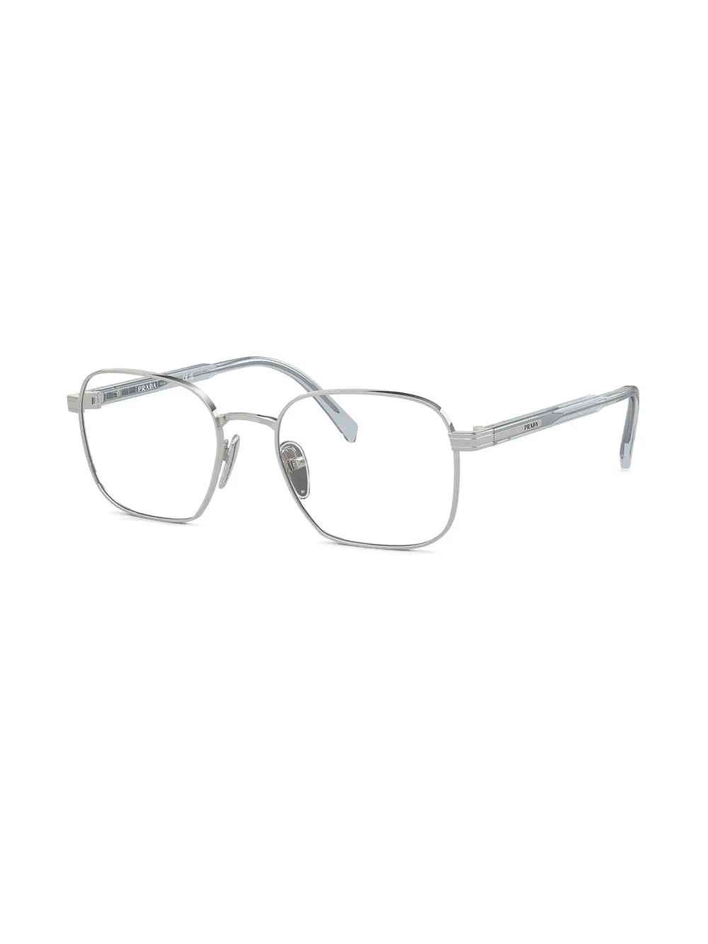 Prada Eyewear PR A55V Silver bril Zilver