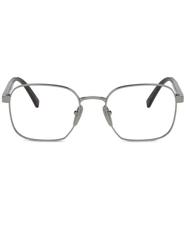 Prada Eyewear PR A55V 眼鏡フレーム | グレー | FARFETCH JP