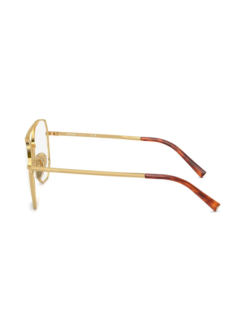 Prada Eyewear PR A58V bril Goud